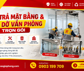 Dịch Vụ Hoàn Trả Mặt Bằng & Tháo Dỡ Văn Phòng Trọn Gói Tại TPHCM