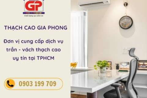 Decor văn phòng với trần - vách thạch cao: Giải pháp nâng tầm không gian làm việc hiện đại