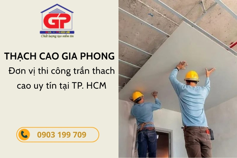 Dịch vụ thi công trần thạch cao Quận 9
