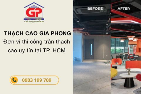 Dịch vụ cải tạo văn phòng Tân Bình chất lượng, an toàn tại Gia Phong