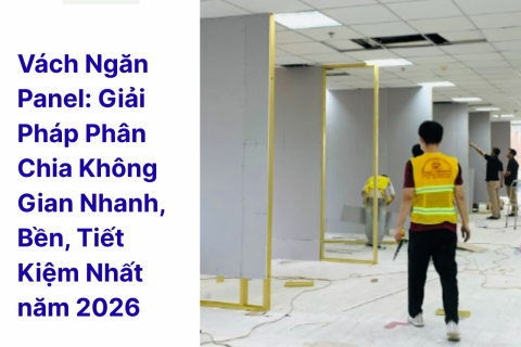 Vách Ngăn Panel: Giải pháp cách âm ,cách nhiệt, chống nước cho vách ngăn lắp ngăn lắp ghép nội ngoại thất 2026
