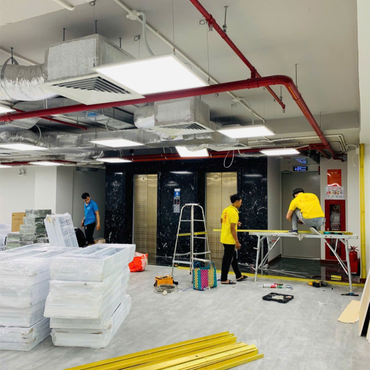 Dự án thi công văn phòng