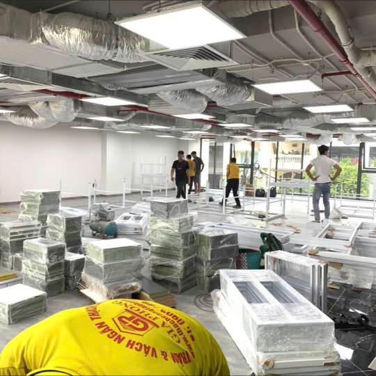 Dự án thi công văn phòng