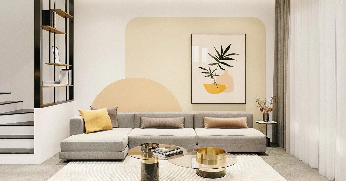 Trang trí nhà đẹp đơn giản với texture tường limewash