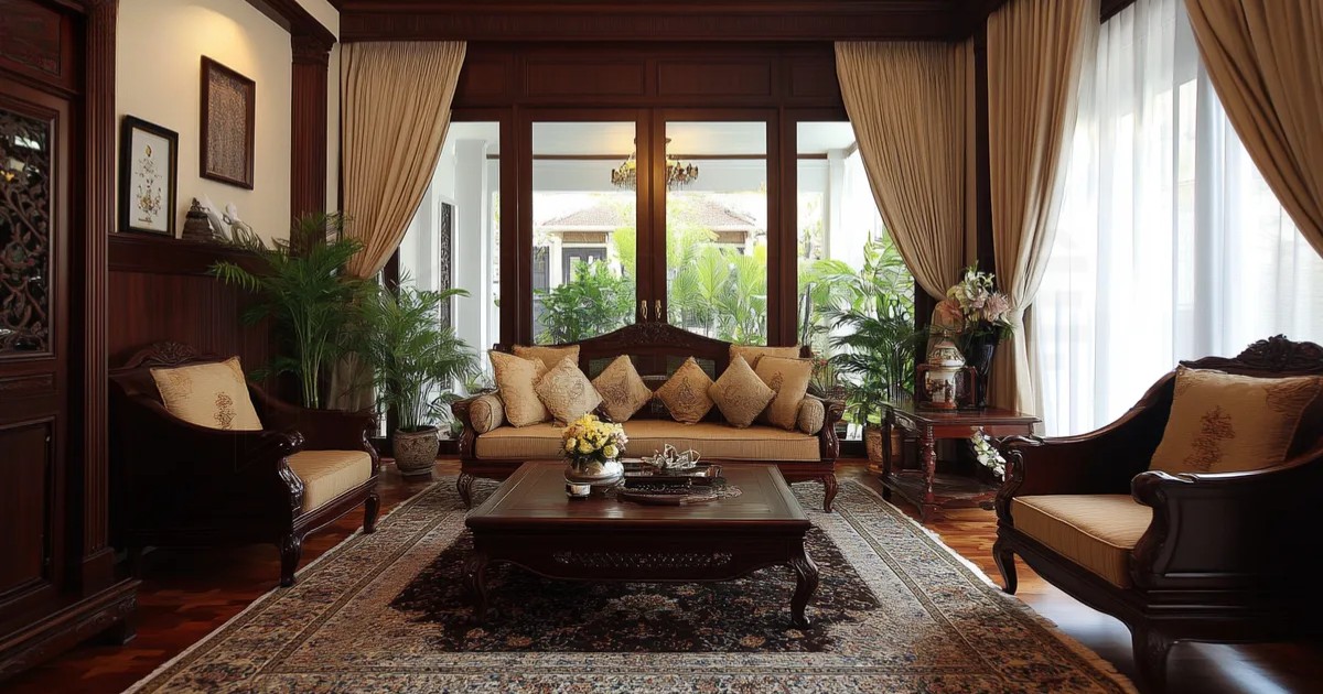 Sử dụng gỗ tự nhiên và đá vân nhẹ cho sàn tường