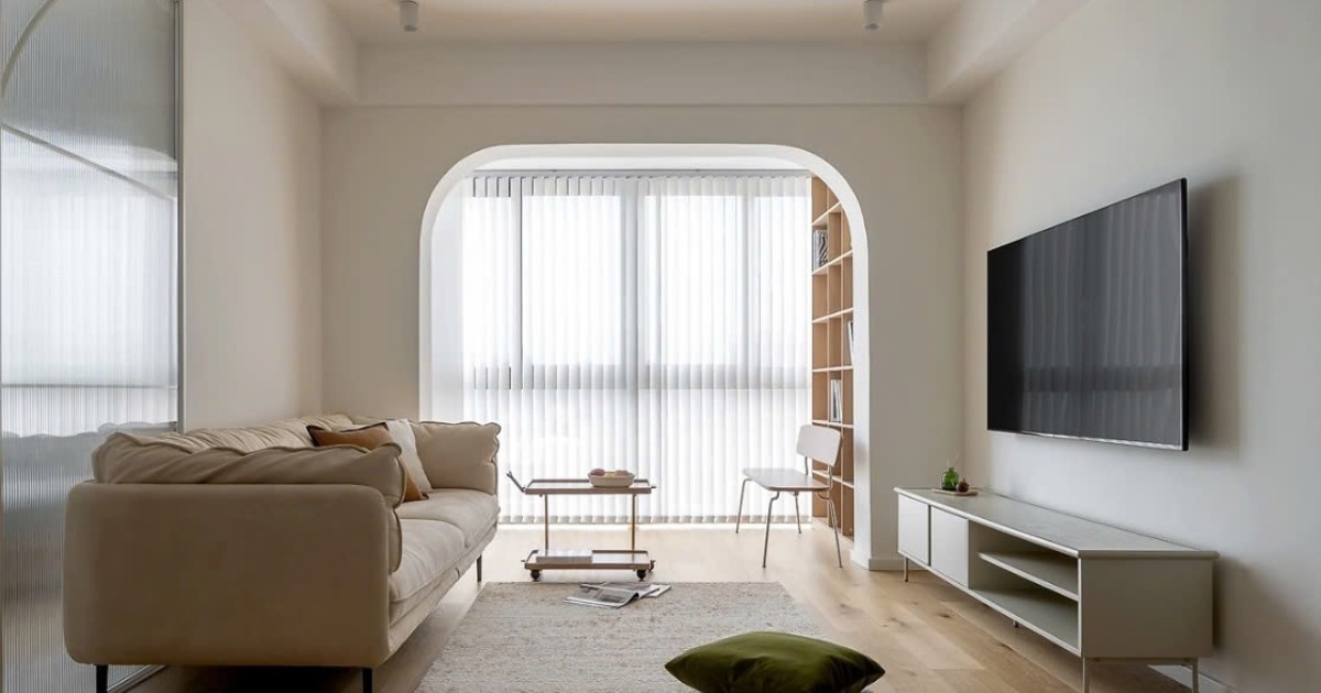 Nội thất cong bo tròn mềm mại