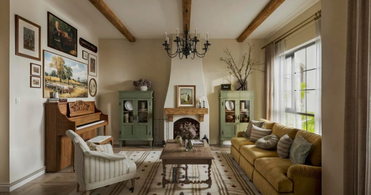 Màu sắc ấm áp như be, nâu đất, xanh olive