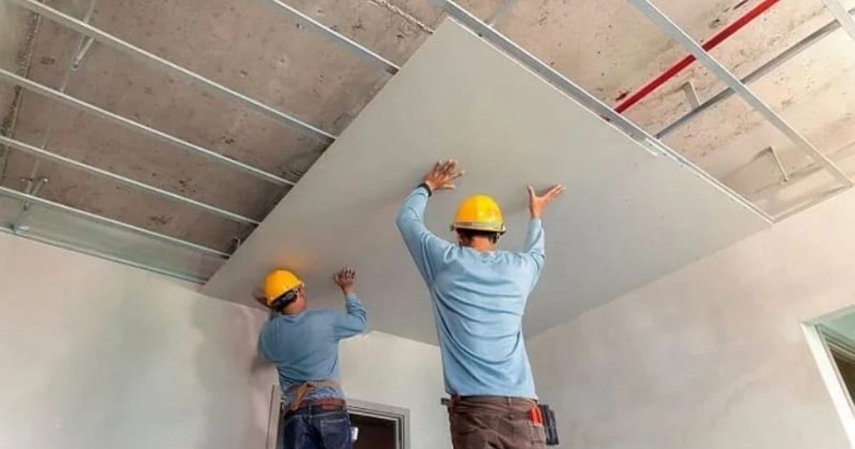 Thi công trần thạch cao tại Quận 9