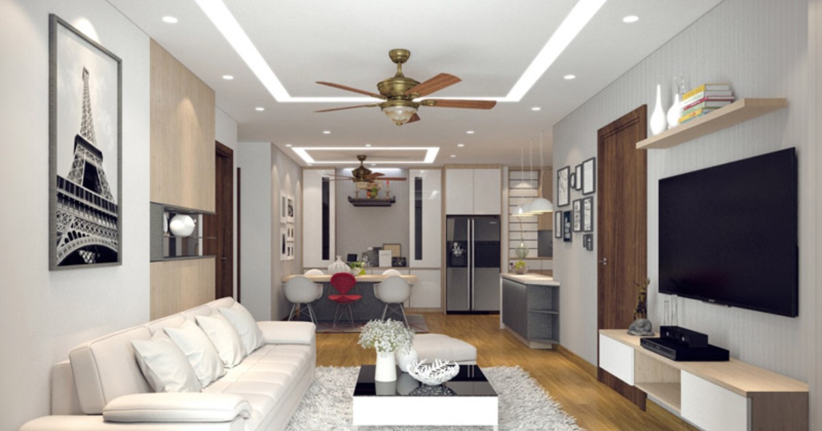 Đèn LED âm trần thạch cao cảm biến chuyển động