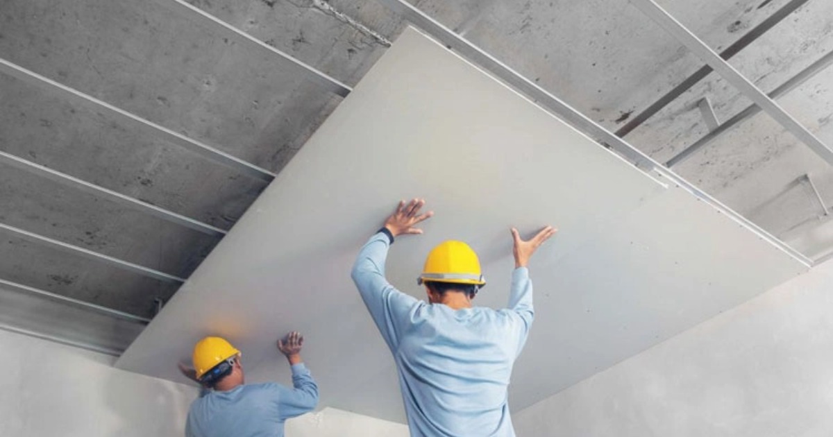 Ứng dụng của tấm thạch cao trong thị trường xây dựng