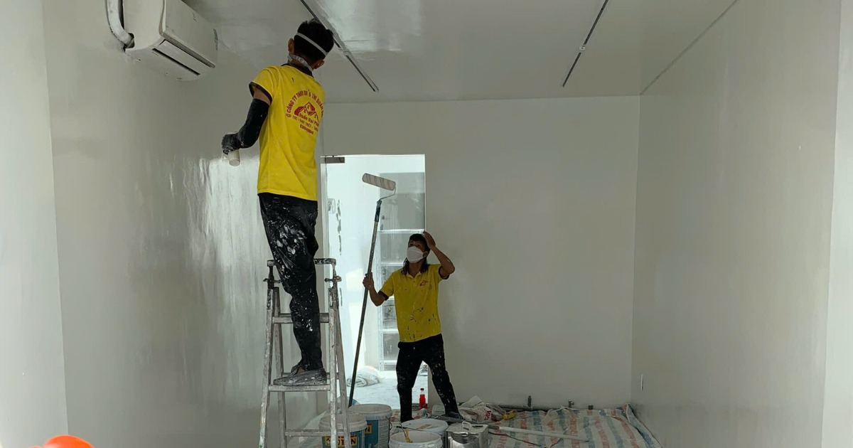 Một số ảnh công trình sơn nhà tiêu biểu của Gia Phong