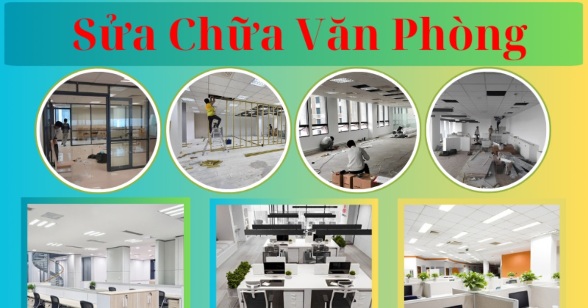 Các hạng mục công việc trong xây dựng sửa chữa văn phòng
