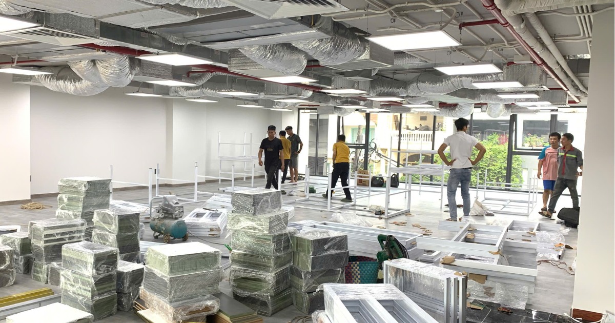 Một số công trình dịch vụ thiết kế văn phòng tiêu biểu tại Gia Phong