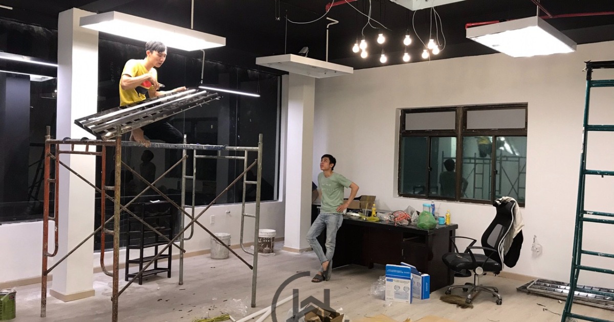 Các hạng mục công việc trong cải tạo văn phòng