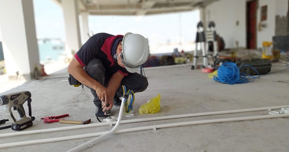 Một số hình ảnh thi công điện mạng tại Gia Phong