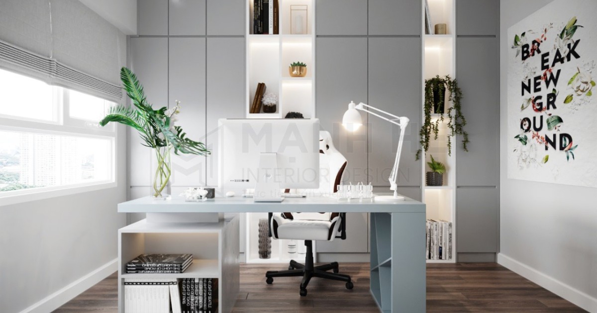 Setup phòng làm việc kết hợp cá nhân