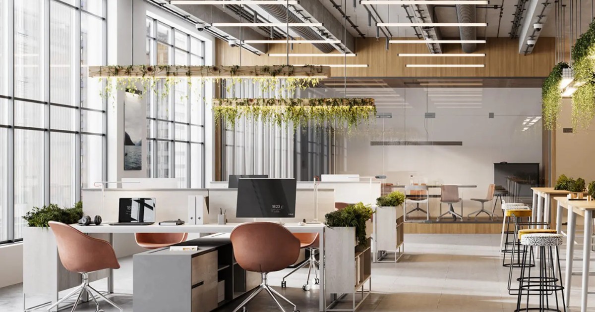 Setup văn phòng phong cách tối giản