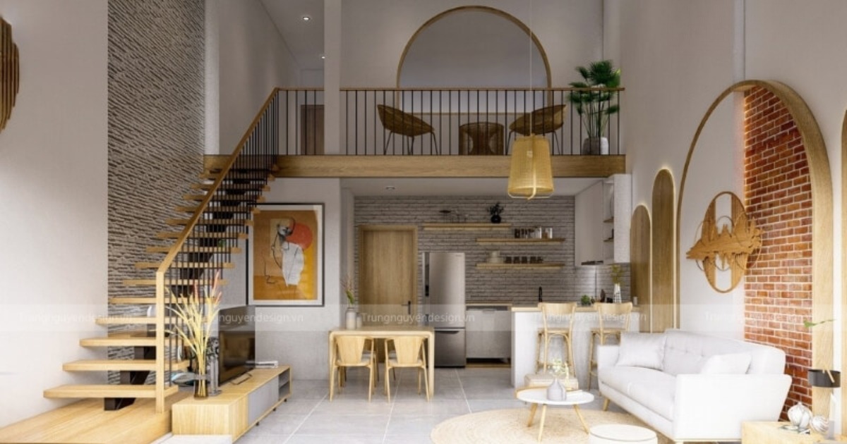 Tầng lửng hay gác lửng là tầng trung gian nằm giữa các tầng chính của ngôi nhà