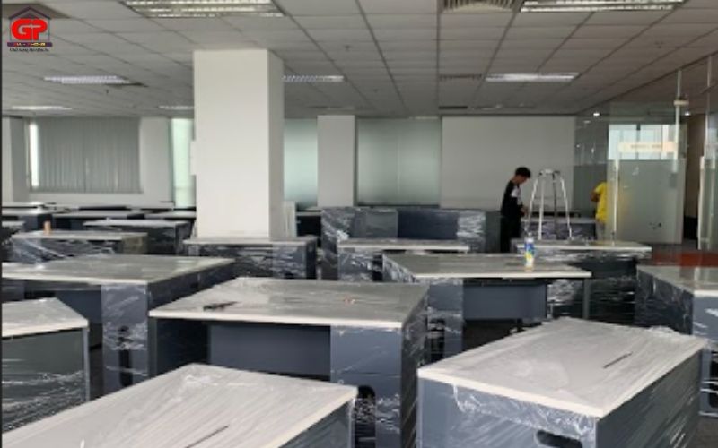 Hình ảnh thực tế dự án thanh lý và cải tạo văn phòng trọn gói do Gia Phong thực hiện 2