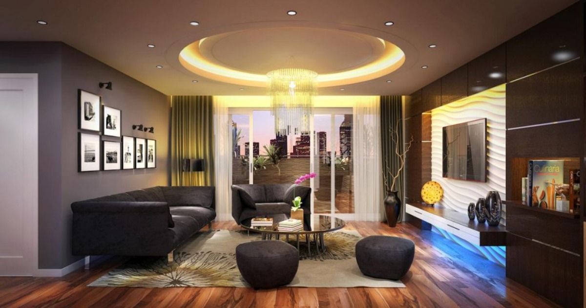 Thiết kế showroom mỹ phẩm cao cấp với màu đen vàng