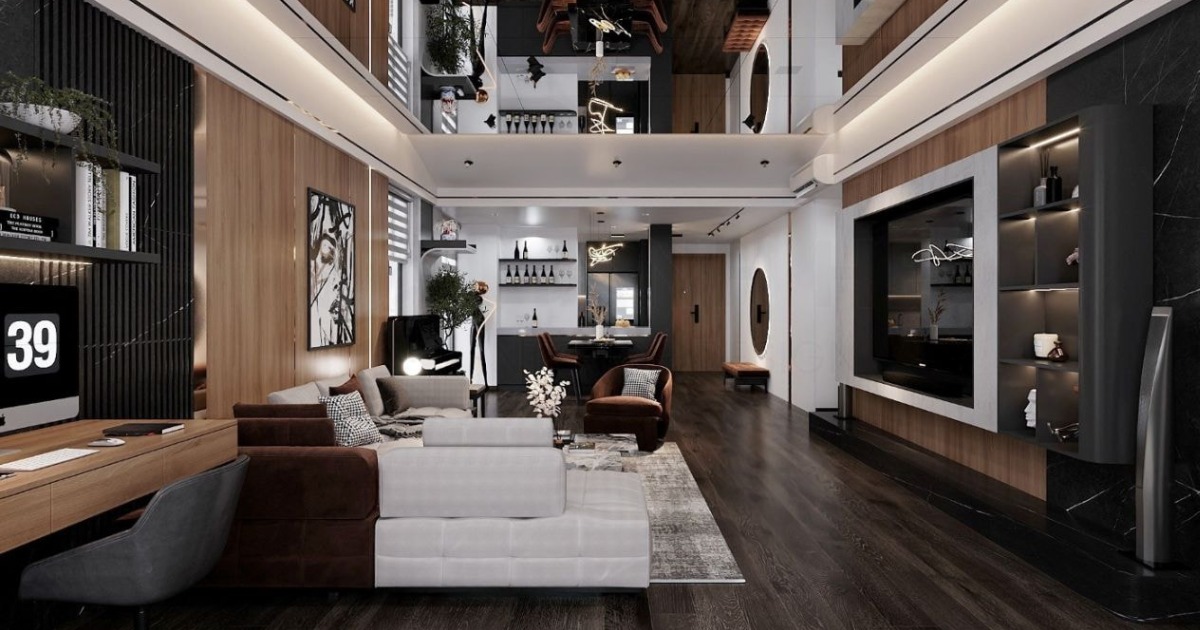  Thiết kế showroom mỹ phẩm nam với tông xám đen