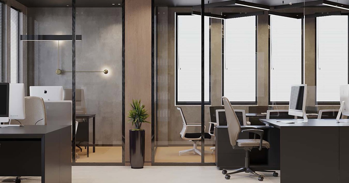 Vách kính cách âm toàn bộ phòng công chứng