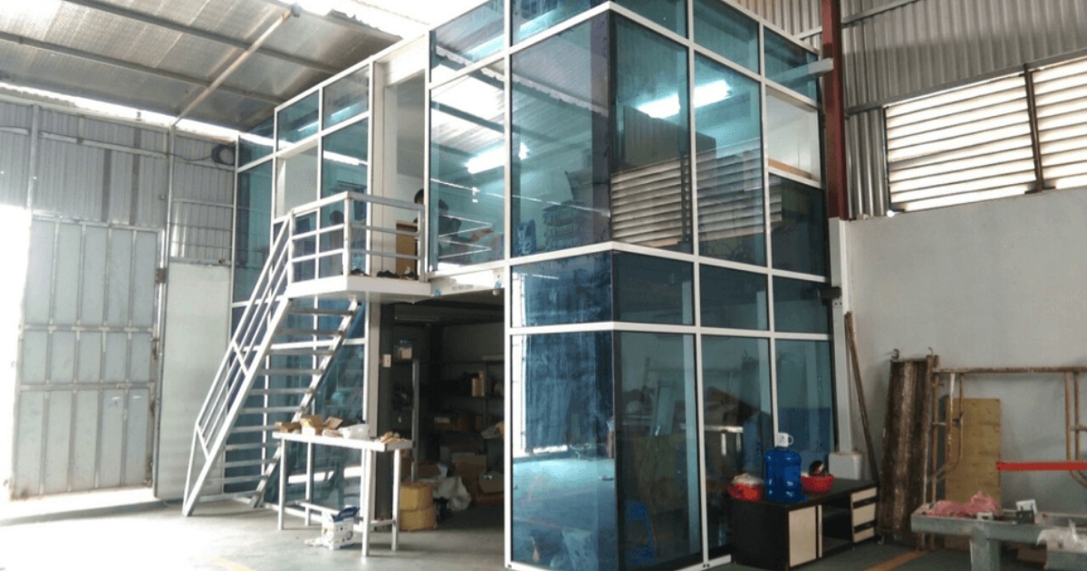  Thiết kế nhà xưởng kết hợp văn phòng 2 tầng