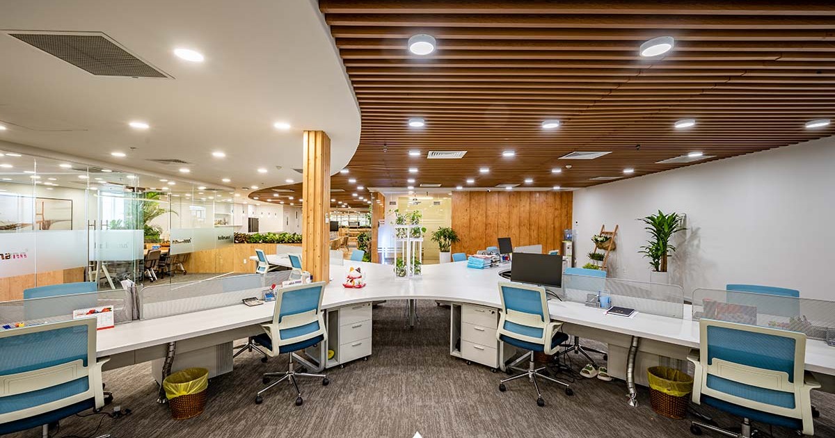 Một văn phòng đạt chuẩn giúp nhân viên làm việc thoải mái