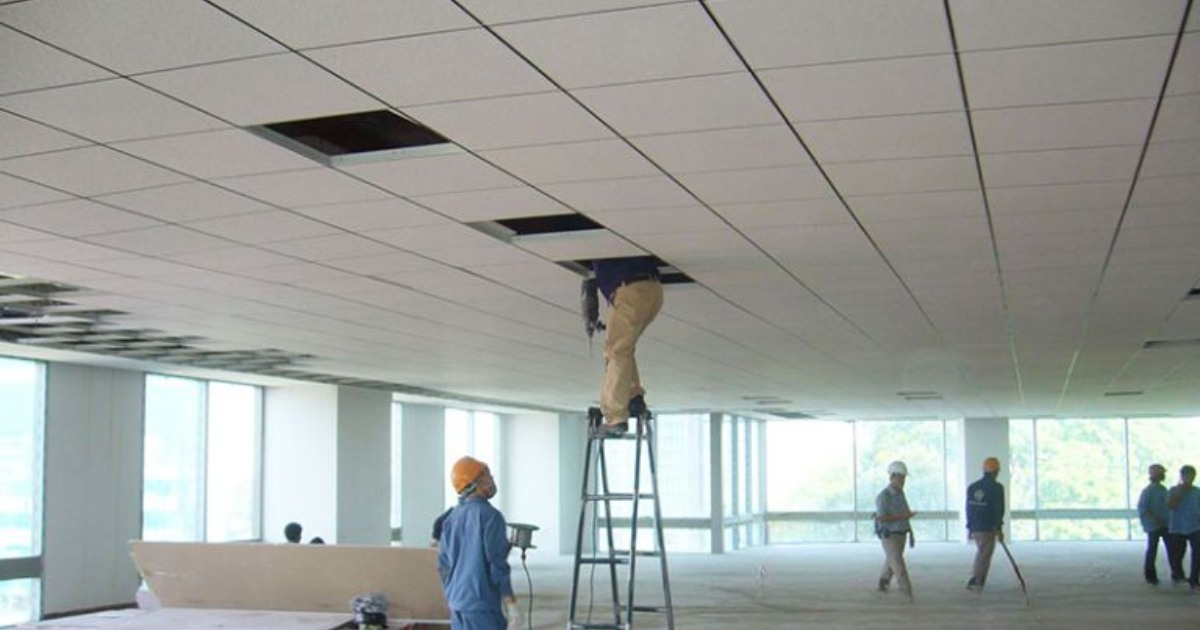 Hướng dẫn thi công trần thạch cao nổi