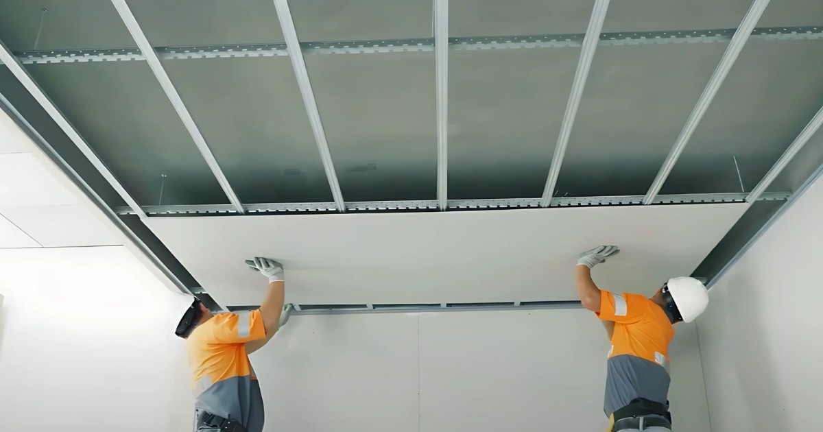 Các lưu ý quan trọng khi thi công trần thạch cao