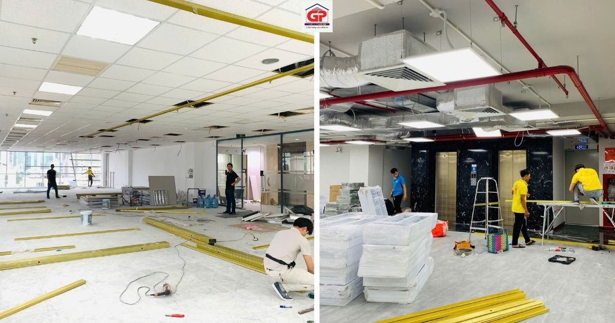 Cam kết thi công vách ngăn thạch cao tại Gia Phong