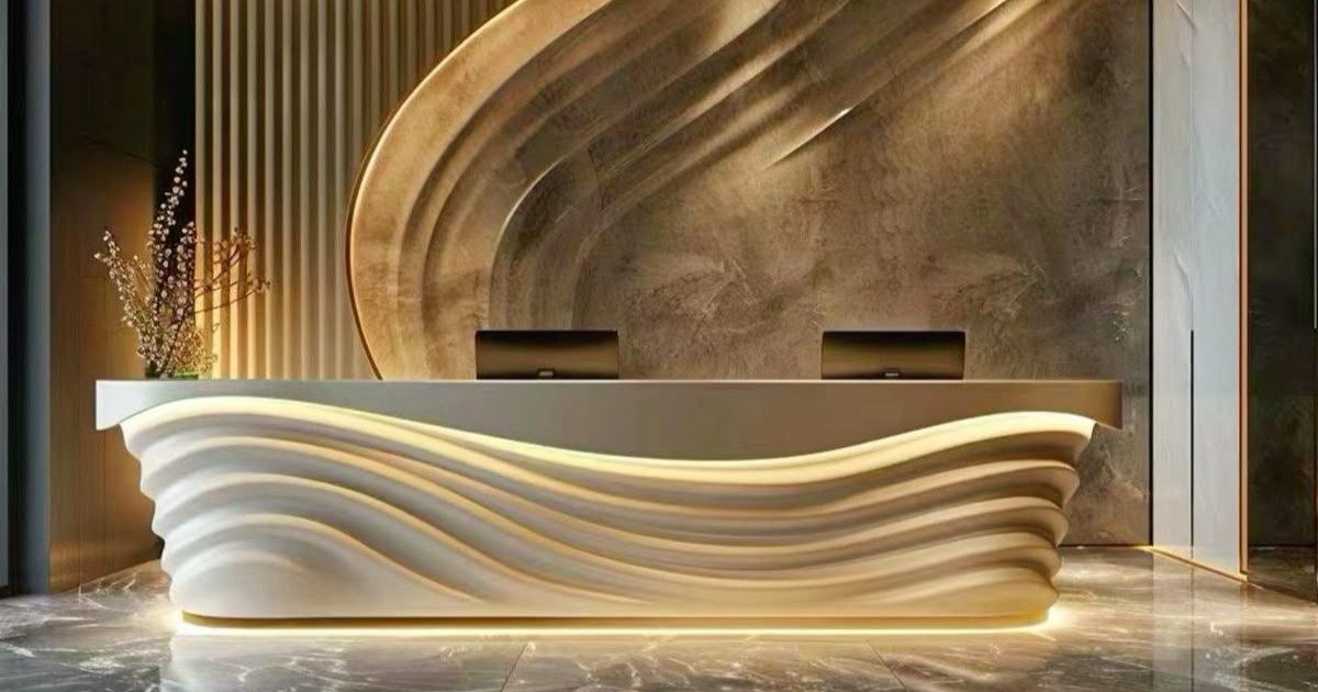 Quầy lễ tân QLT13