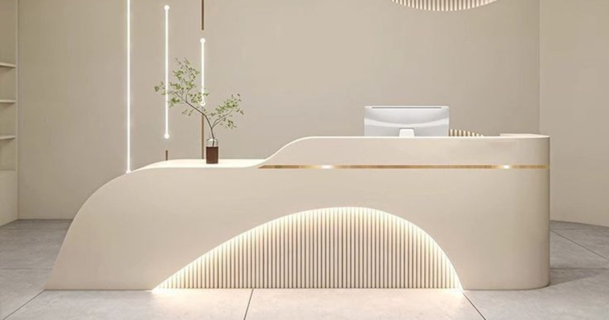 Quầy lễ tân QLT12