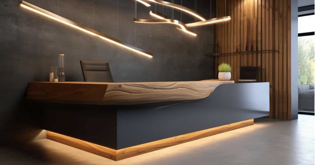 Quầy lễ tân QLT10