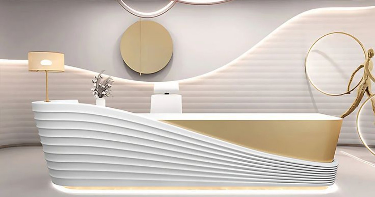 Quầy lễ tân QLT09