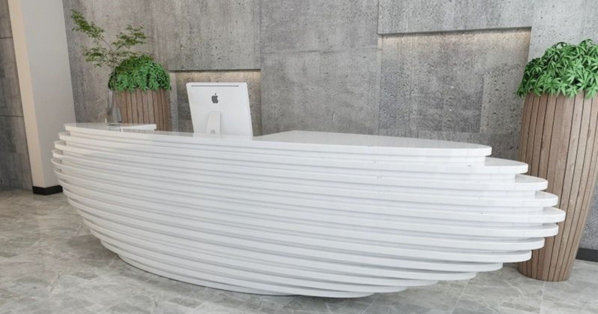 Quầy lễ tân QLT05-D