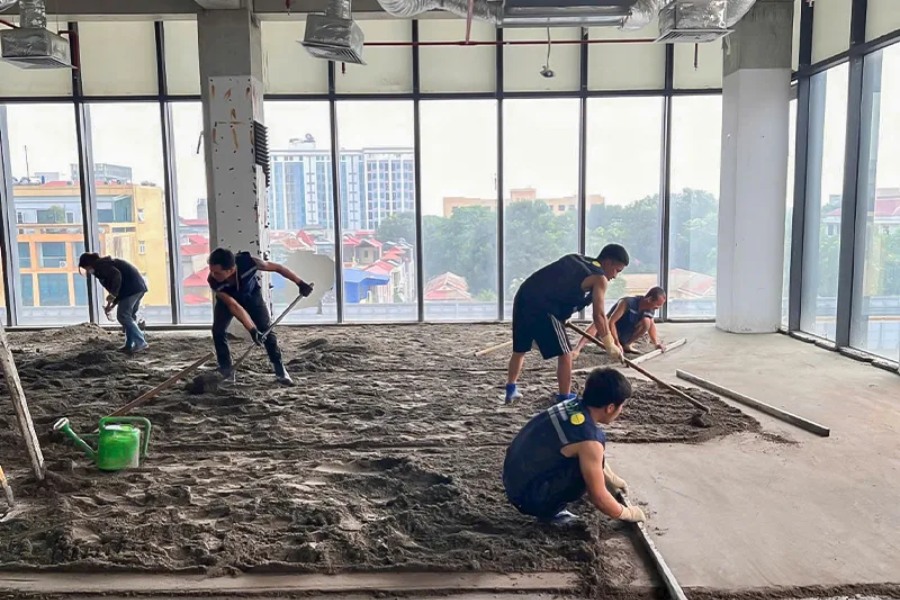 Các hạng mục công việc trong cải tạo văn phòng