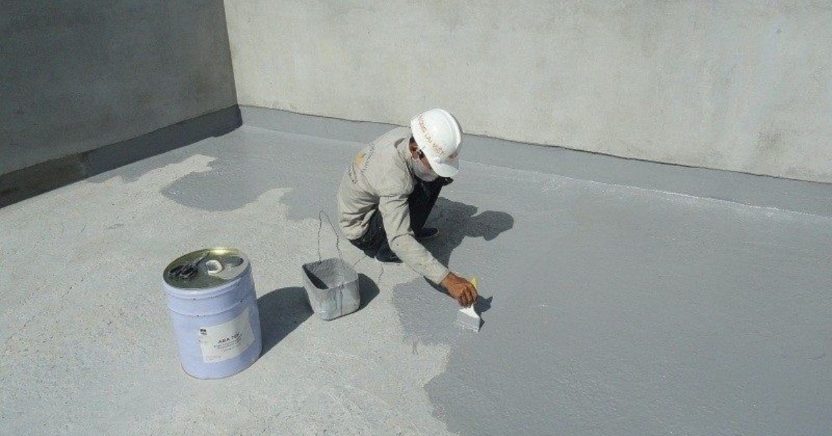 Một số hình ảnh mới nhất về thi công chống thấm văn phòng tại Gia Phong