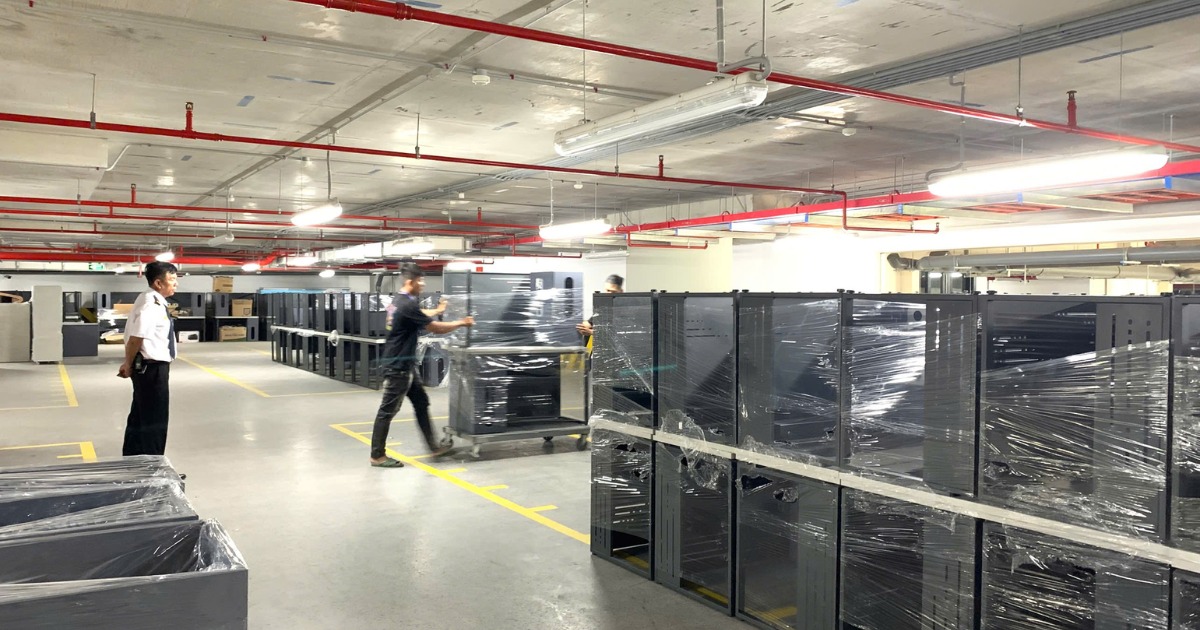 Một số hình ảnh mới nhất về thi công hoàn trả mặt bằng văn phòng tại Gia Phong