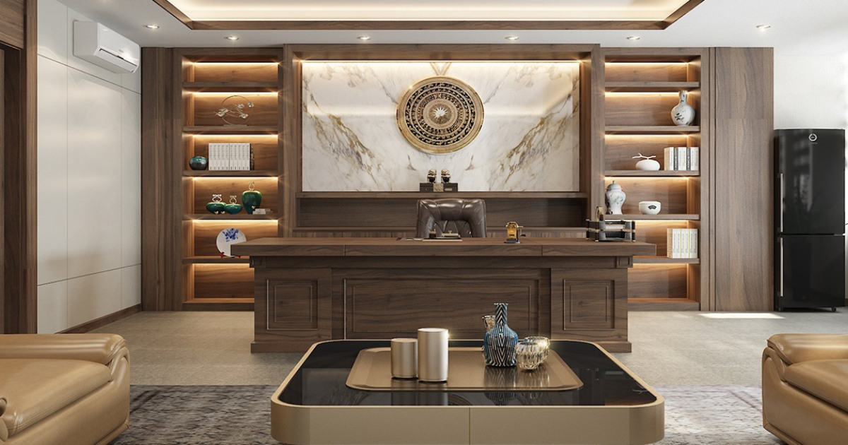 Lưu ý cách bố trí phòng làm việc cho giám đốc