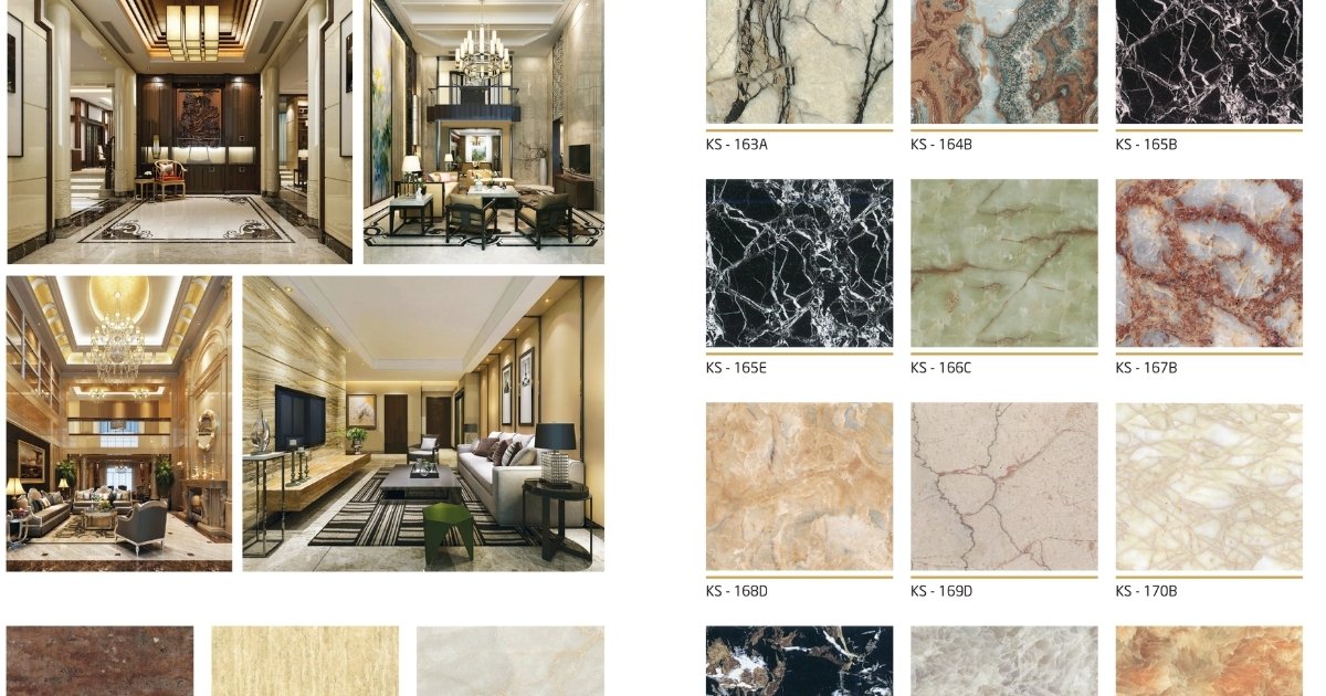 Tấm nhựa giả đá là vật liệu nội thất tiên tiến làm từ nhựa Polyvinyl Clorua