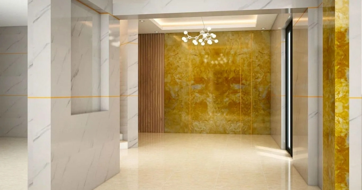 Ứng dụng của tấm PVC giả đá trong thực tế