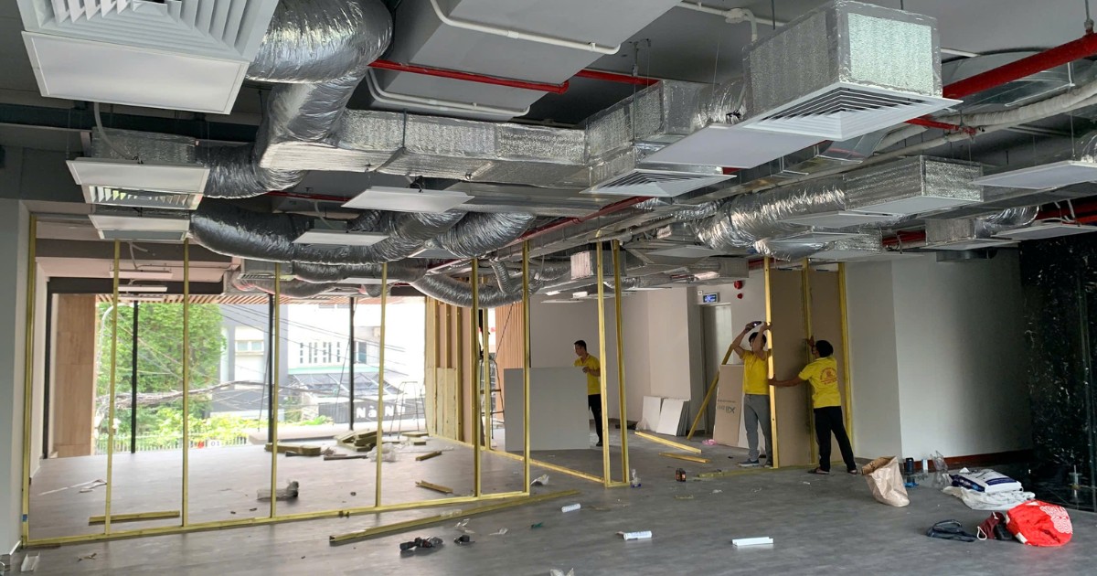 Quy trình thi công nội thất văn phòng