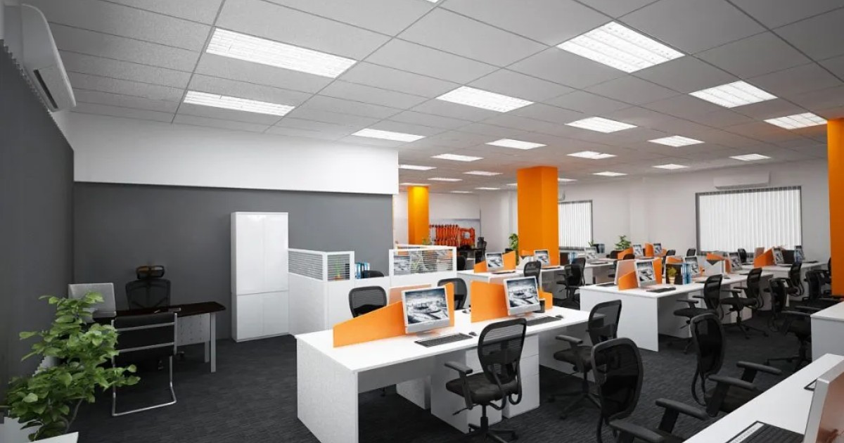 Thi công nội thất văn phòng là hoàn thiện các hạng mục nội thất theo bản vẽ