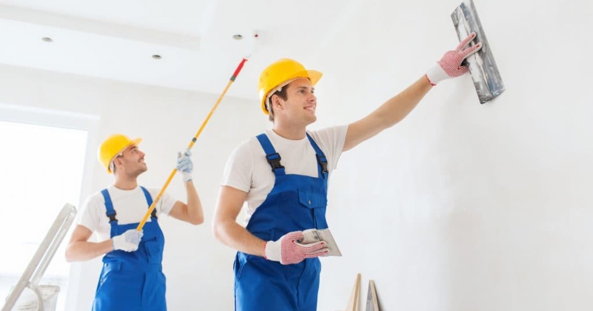 Một số hình ảnh thi công sơn nước tại Gia Phong