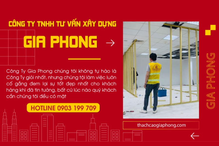 Lợi ích khi chọn đơn vị thi công thạch cao Gia Phong