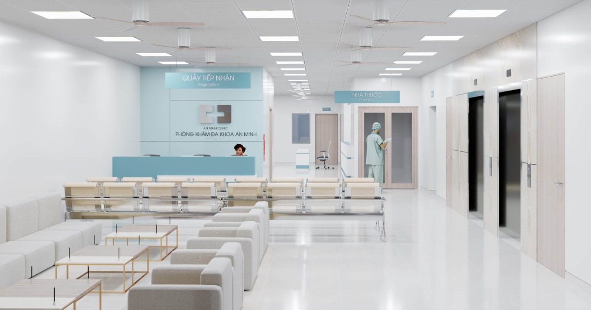 Thiết kế phòng khám nội khoa sang trọng cao cấp