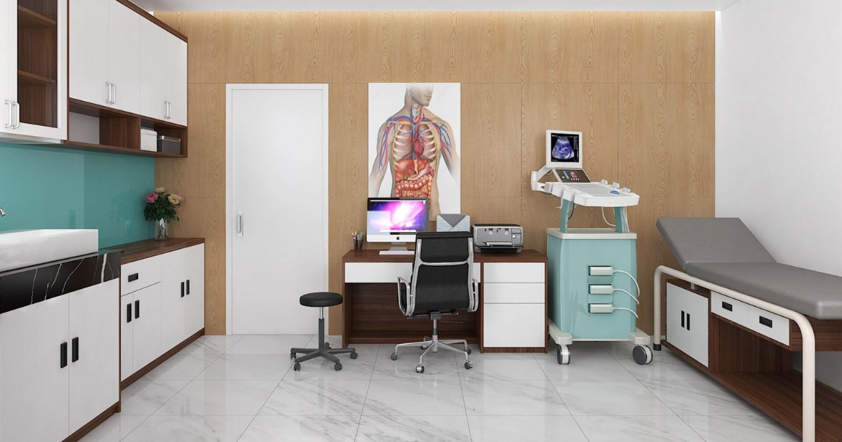 Thiết kế phòng khám nội khoa tại nhà