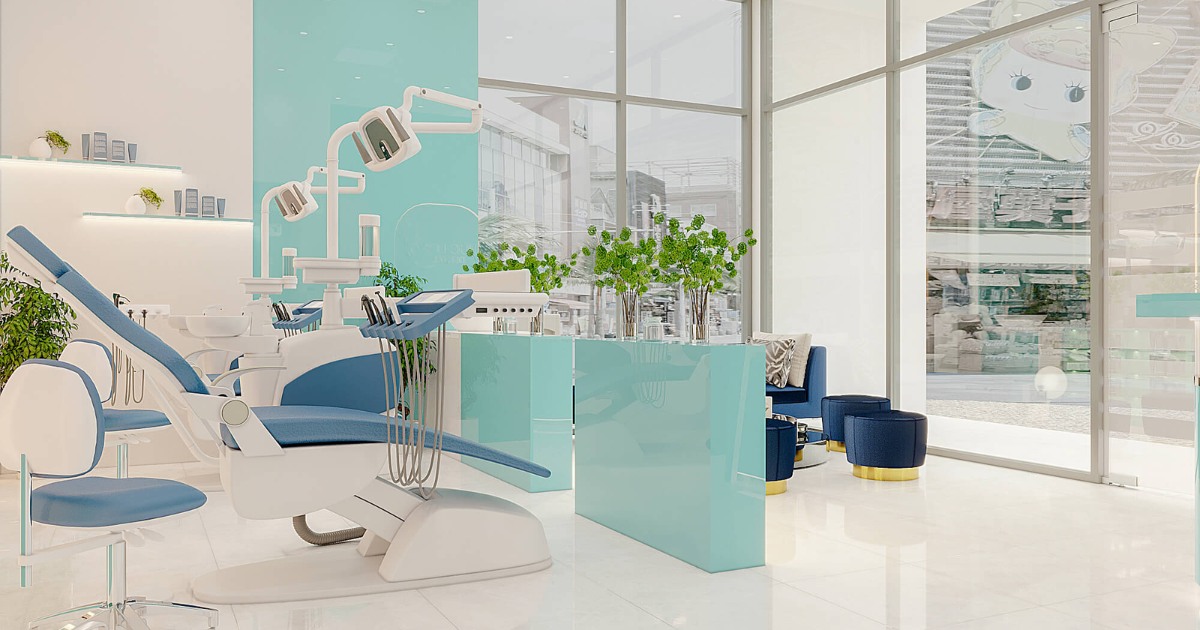 Thiết kế phòng khám nội khoa không gian mở với yếu tố xanh