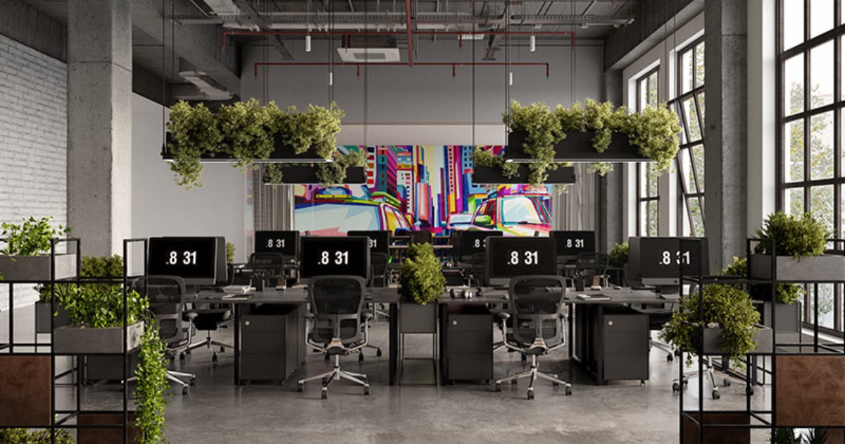 Văn phòng Industrial Loft